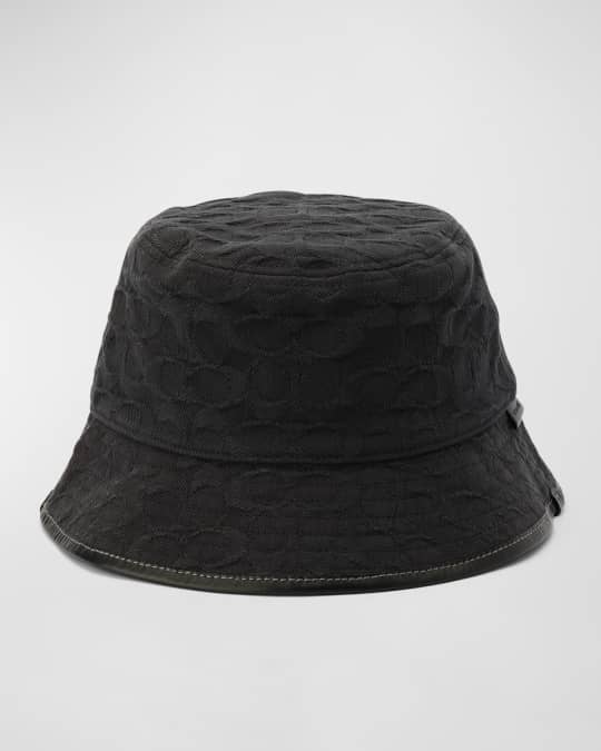 Coach Signature C Denim Bucket Hat Neiman Marcus
