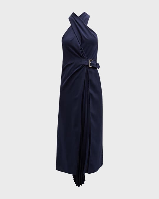 nili lotan halter dress Nili Lotan main image 1