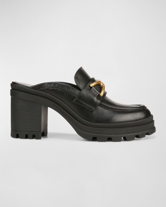 Heeled loafer mules new arrivals