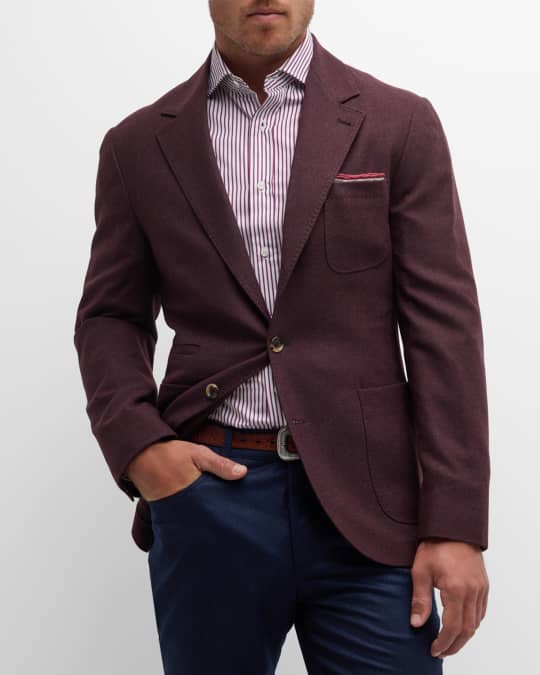 Brunello Cucinelli Men's Patch Pocket TwoButton Sport Coat Neiman Marcus