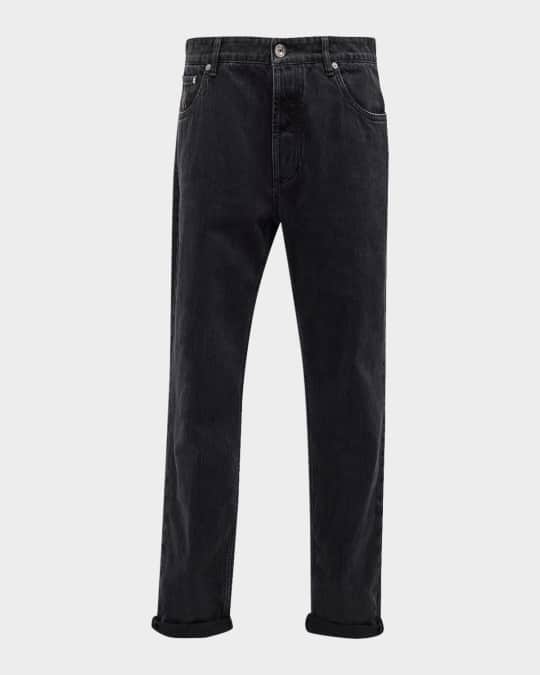 デニム・ジーパン BRUNELLO CUCINELLI BEIGE COTTON JEANS Comfort denim trousers for Man in Beige | Brunello Cucinelli