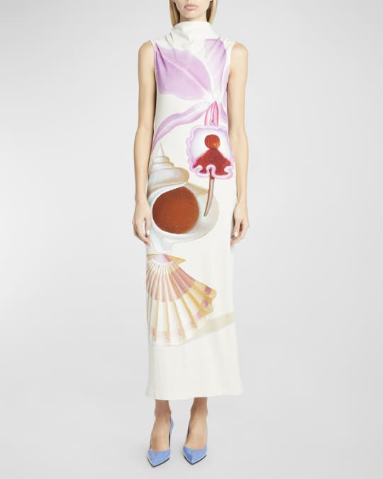 【関税&送料込】Loewe Dress Loewe Maruja Mallo Printed Tube Dress | Neiman Marcus