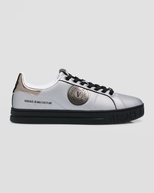 Versace Jeans Couture Men\'s Court 88 Leather Low-Top Sneakers Versace Jeans Couture | Shoes | Versace Jeans Couture Mens  main image 4