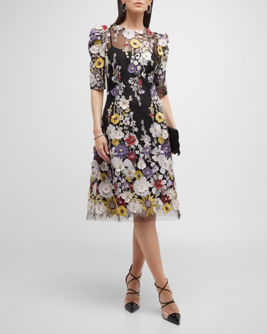 Neiman marcus tea length dresses discount