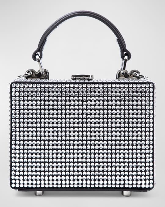 Kendrick Mini Trunk Embellished Top-Handle Bag