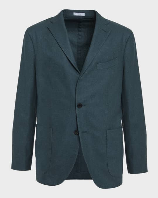 Men's Patch-Pocket Solid Blazer