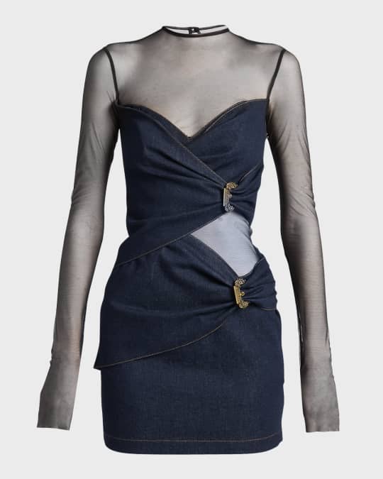 versace jeans couture denim dress VERSACE JEANS COUTURE dress