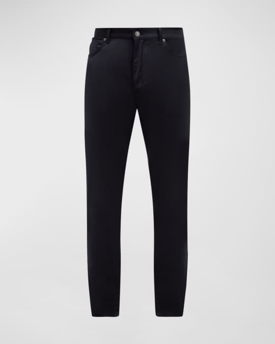 ZEGNA Men s 5 Pocket Wool Flannel Pants Neiman Marcus