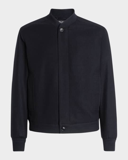 Zegna Oasi single-breasted cashmere blazer - Grey