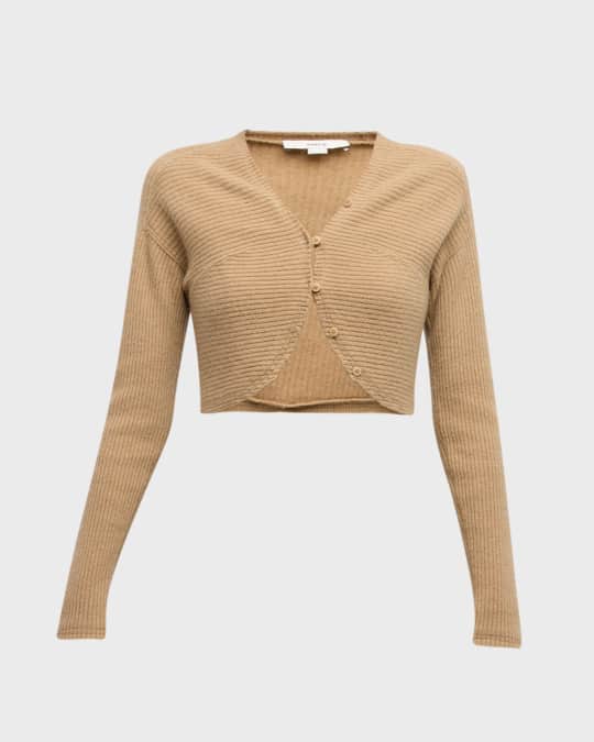 Vince WoolCashmere RawEdge Bolero Neiman Marcus