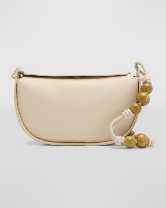 Cult Gaia Sanaa Beaded Leather Crossbody Bag Neiman Marcus