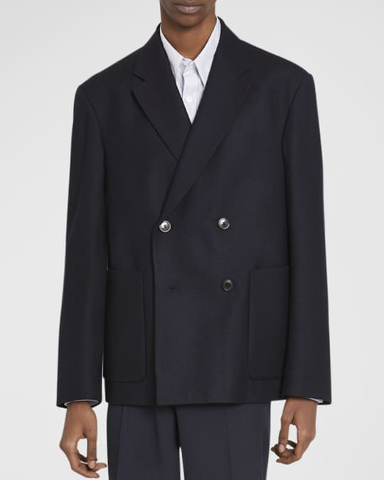 ジャケット・アウター 90s dries van noten doublebreasted coat DRIES VAN NOTEN | DOUBLE BREASTED METALLIC COAT