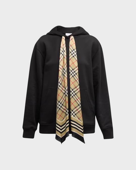 Burberry zip front hooded sweatshirt sales