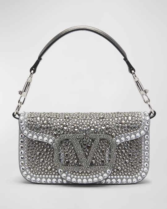 Loco Small Rhinestone Shoulder Bag
