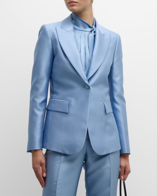 ジャケット A FERRETTI Mikado blazer with viscose lining 26435465_57485191_600.jpg