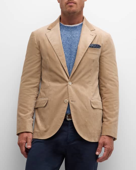 Brunello Cucinelli Men's Corduroy Two-Button Sport Coat Neiman
