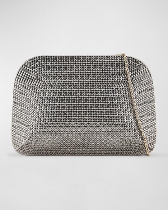 Giorgio Armani Small Rhinestone Clutch Bag with Chain | Neiman Marcus