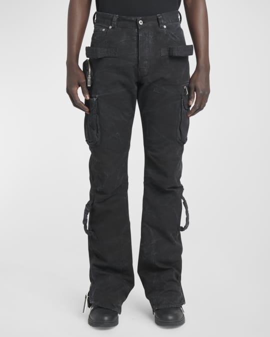 OffWhite Men's GarmentDyed Cargo Pants Neiman Marcus
