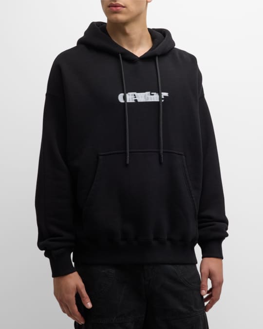 Off-White Men's Sliding Book Skate Hoodie | Neiman Marcus