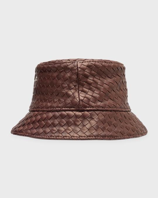 Bottega Veneta Intreccio Nappa Leather Bucket Hat | Neiman  display picture 2