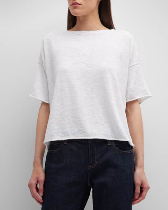 Eileen fisher elbow sleeve tee new arrivals