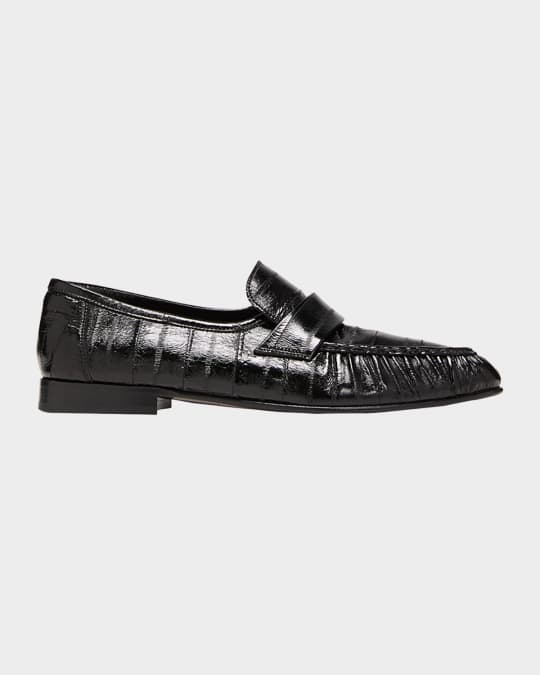 THE ROW Men's Soft Leather Loafers | Neiman Marcus