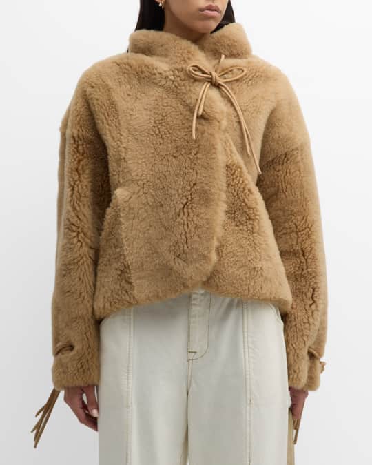 UTZON Jaa Reversible Shearling Coat Neiman Marcus