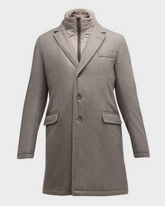 Herno bibbed topcoat deals