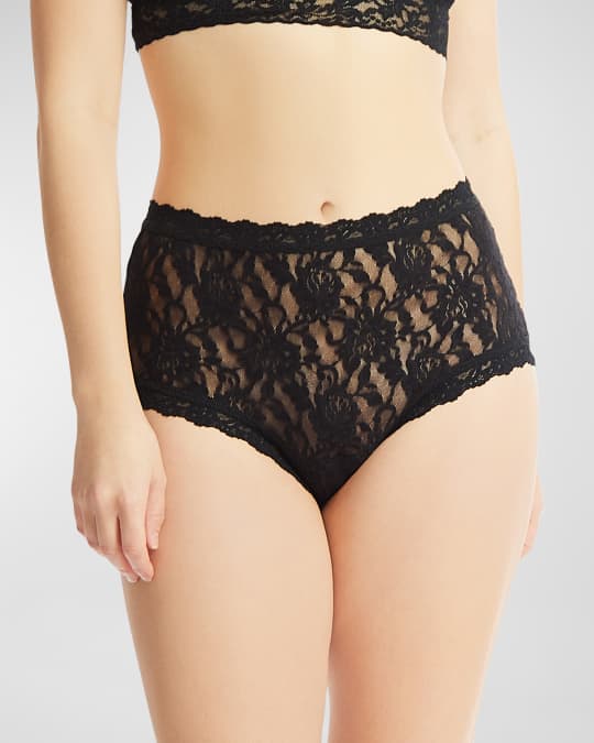 High-Rise Signature Lace Boyshorts