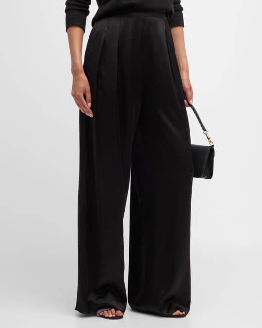 Fabiana Filippi twill palazzo pants - Black