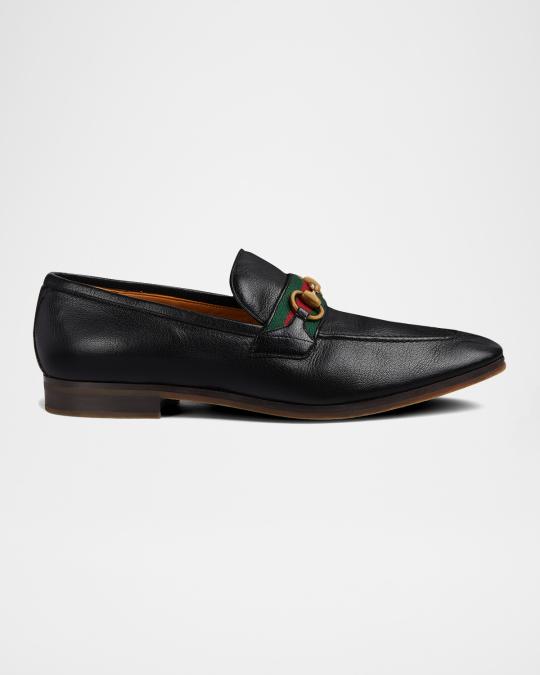 Gucci 6.5 Men\'s Black Horsebit Leather Loafer w/Web stripe..NIB Brand new Gucci 6.5 Men\ main image 2