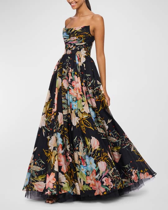 LEO LIN Opulent Rania Bustier Gown | Neiman Marcus