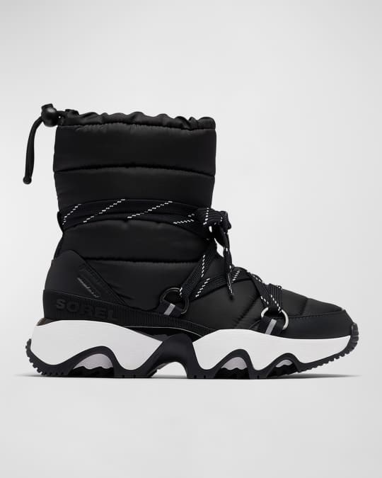 Kinetic Impact Puffy Lace Up Snow Boots