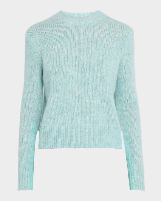 Multicolor Marled Wool Crewneck Sweater
