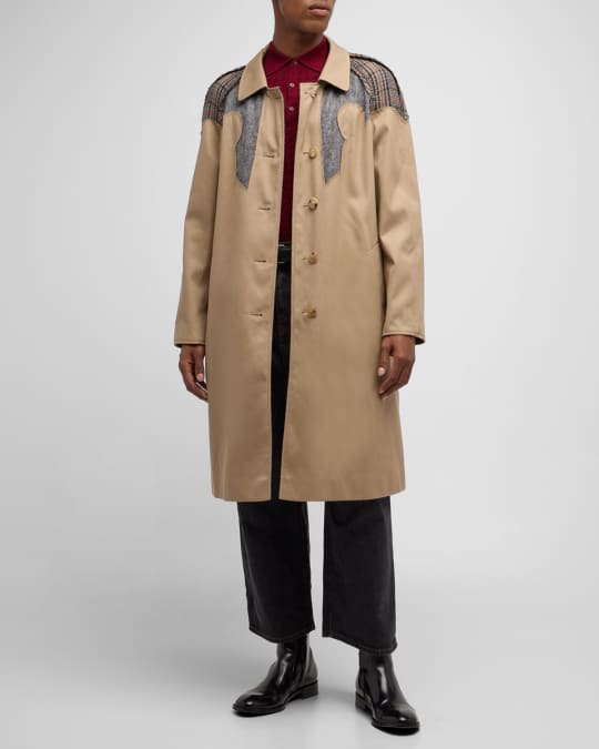 Margiela trench coat mens clearance