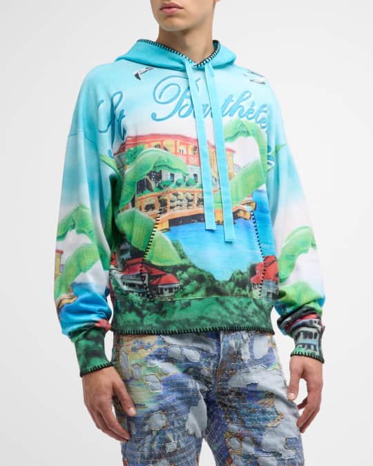 Amiri x Eden Rock Men s Airbrush Hoodie Neiman Marcus