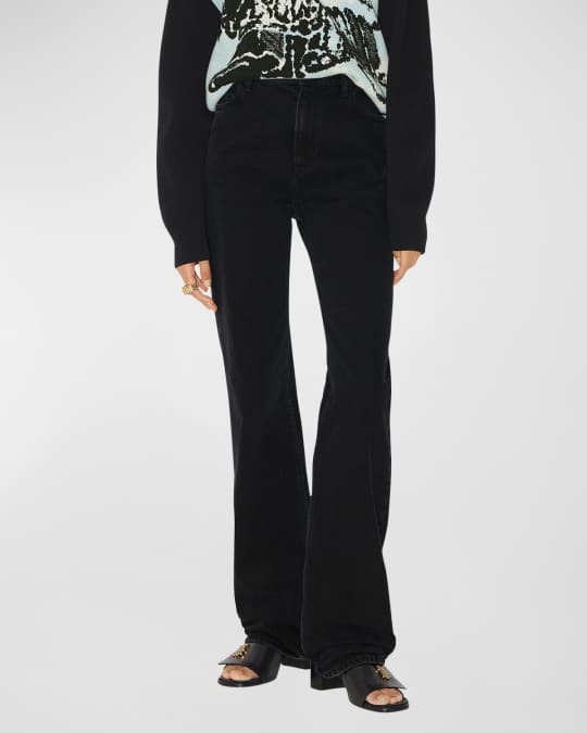 Burberry Bergen Flared Denim Jeans Neiman Marcus