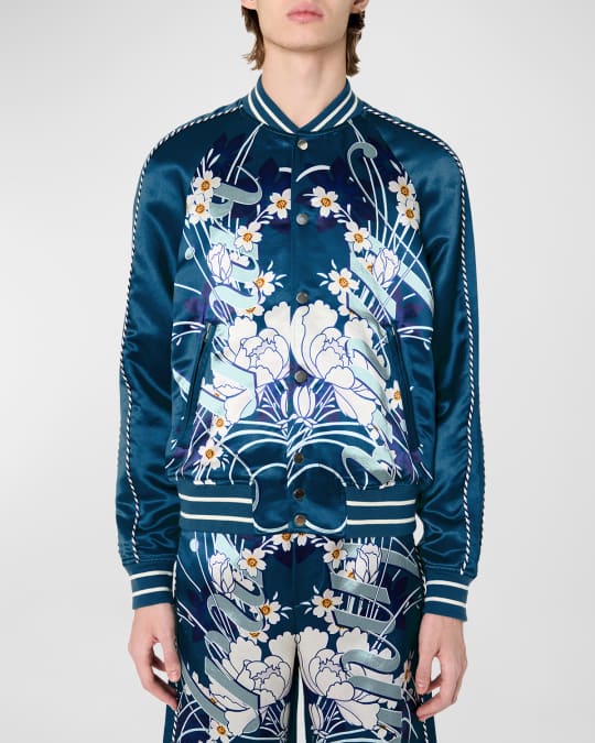 Men s Souvenir Hawaiian Bomber Jacket