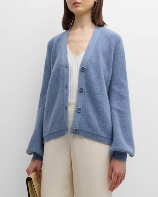 Cashmere Button Front Cardigan