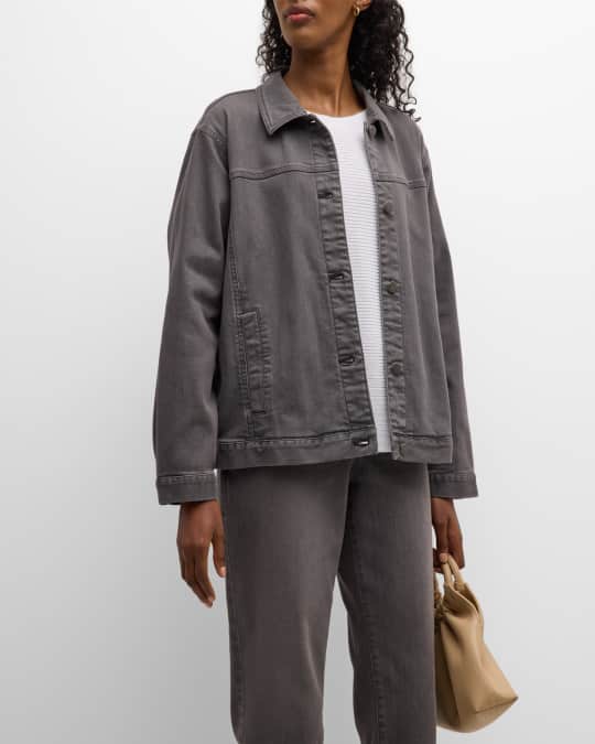 Eileen fisher jean jacket online