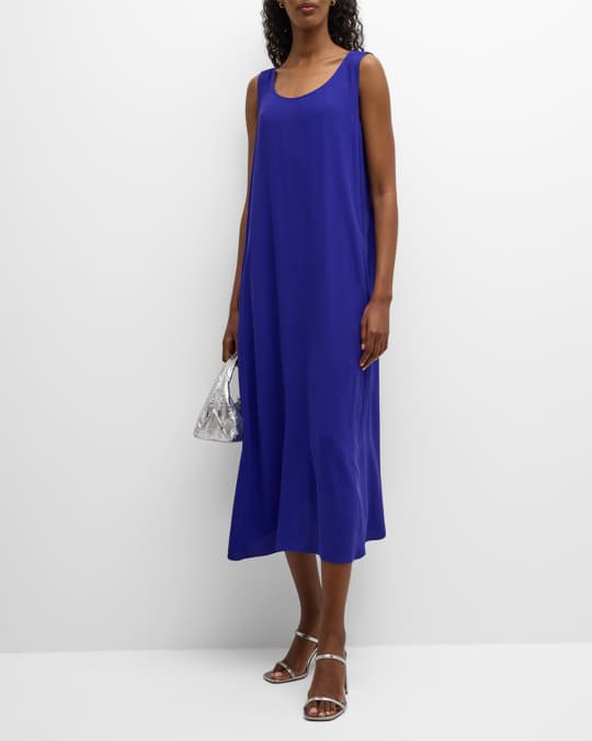 Eileen fisher deals silk slip dress