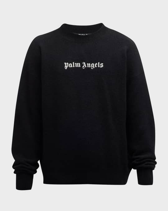 Palm Angels Men's Classic Logo Sweater | Neiman Marcus