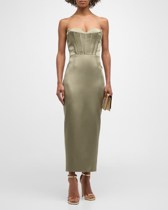 Neiman marcus green dress sales