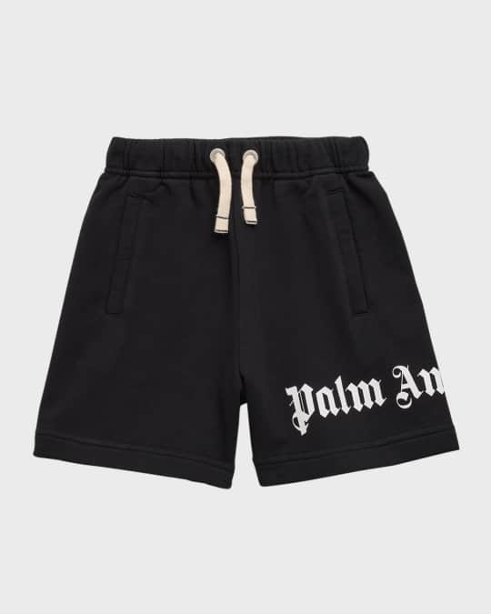 CLASSIC OVERLOGO SWEAT SHORT BLACK WHITE