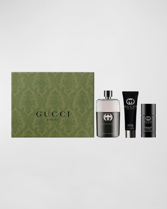 Gucci Gucci Men s 3 Pc. Guilty Pour Homme Eau de Toilette Gift Set Neiman Marcus