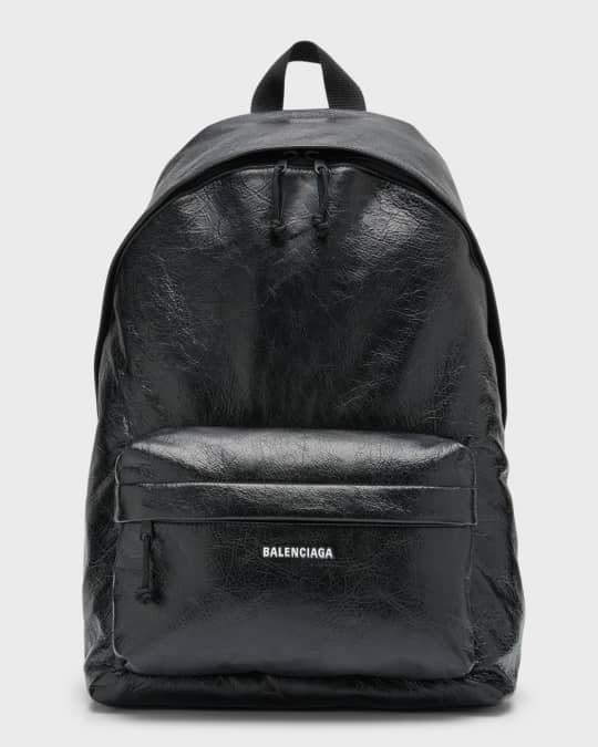 Balenciaga Men s Explorer Leather Backpack Neiman Marcus