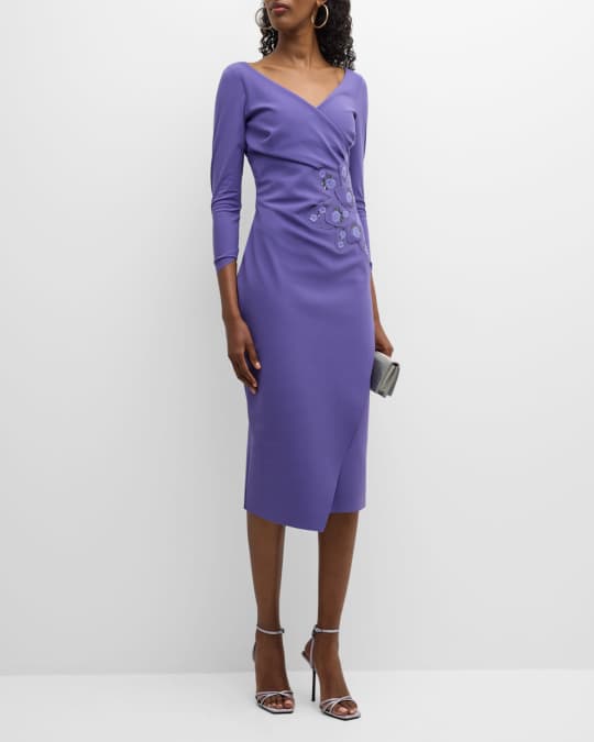 chiara boni purple dress $995 Chiara Boni Women's Purple Illusion Cutout Kate Gown Dress Size 38