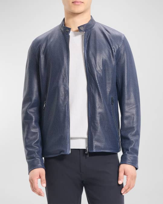 Theory leather shirt cheap