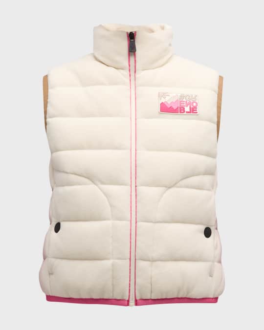Moncler Grenoble Faux Fur Puffer Vest Neiman Marcus