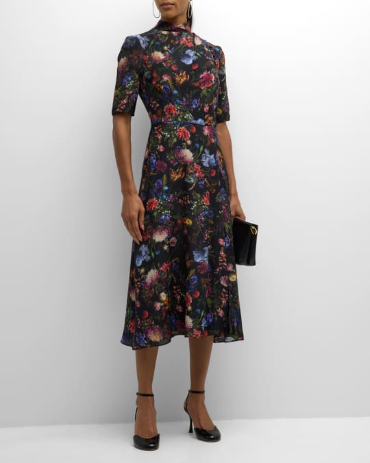 green midi dress linen Green swing linen midi dress women 5677